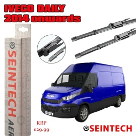 Seintech Specific Fit Front Windscreen Wiper Blades 25"25" Compatible for IVECO Daily 2014 Onwards