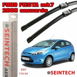 Seintech Specific Fit Front Windscreen Wiper Blades 26"15" Compatible for Ford Fiesta MK7 2008+