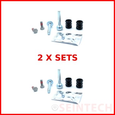 Seintech 2 Sets Front Brake Caliper Slider Guide Pin Kit 113-1301X For Seat Arosa 1997-2004