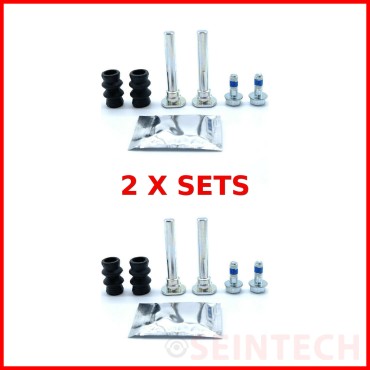 Seintech Front Brake Caliper Slider Pins Guide Bolt Kit Compatible for Fiat Scudo (1996-2006)