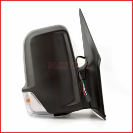 Seintech VW Carfter Full Door Wing Mirror Electric Black Short Arm OS Right 06-18