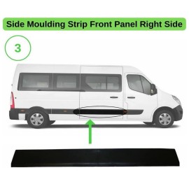 Seintech Renault Master MK3 Sliding Door Moulding Strip Drivers/Right Side 2010 Onwards