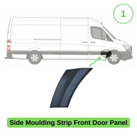 Seintech Side Moulding Strip with Side Marker Lamp Right Side for VW Crafter 06-18 MWB