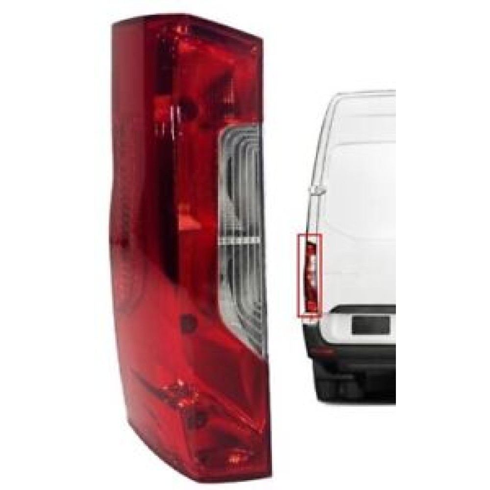 Seintech Mercedes Sprinter Rear Back Tail Light Lamp Lens Left Passenger Side N/S 2018+