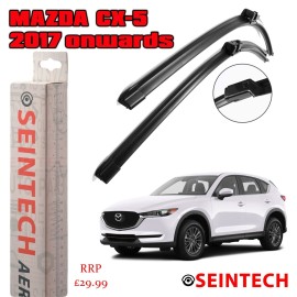 Seintech Mazda CX-5 2017 Onwards Specific Fit Front Windscreen Wiper Blades 24" 18"