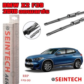 Seintech BMW X2 (F39) 2018 Onwards Specific Fit Front Windscreen Wiper Blades 24" 20"