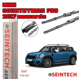 Seintech Mini Countryman 2017 Onwards Specific Fit Front Windscreen Wiper Blades 23" 21"