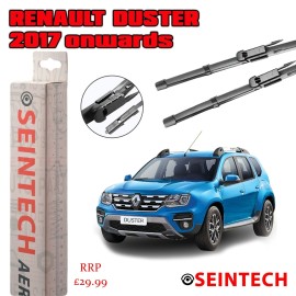 Seintech Renault Duster 2017 Onwards Specific Fit Front Windscreen Wiper Blades 24" 18"