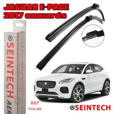 Seintech Jaguar E-Pace 2017 Onwards Specific Fit Front Windscreen Wiper Blades 26" 20"