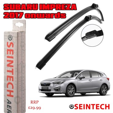 Seintech Subaru Impreza 2017 Onwards Specific Fit Front Windscreen Wiper Blades 26" 16"