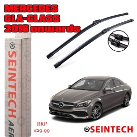 Seintech Mercedes CLA 2016 Onwards Specific Fit Front Windscreen Wiper Blades 24" 19"