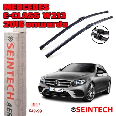 Seintech Mercedes E-Class 2016 Onwards Specific Fit Front Windscreen Wiper Blades 24" 22"