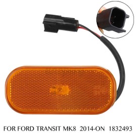 Seintech Side Marker Light Lamp Lens for Ford Transit MK8 2014 Onwards 1832493